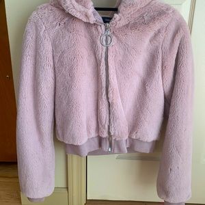 Faux Fur Cropped Jacket